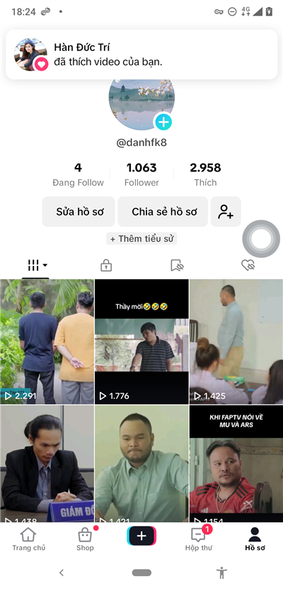 Acc tiktok 30k