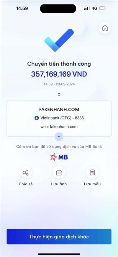 Share web fakebill  "Phông bạt"